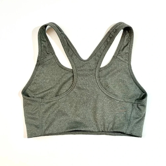 Nike Gray Swoosh Sports Bra - Picture 3 of 3
